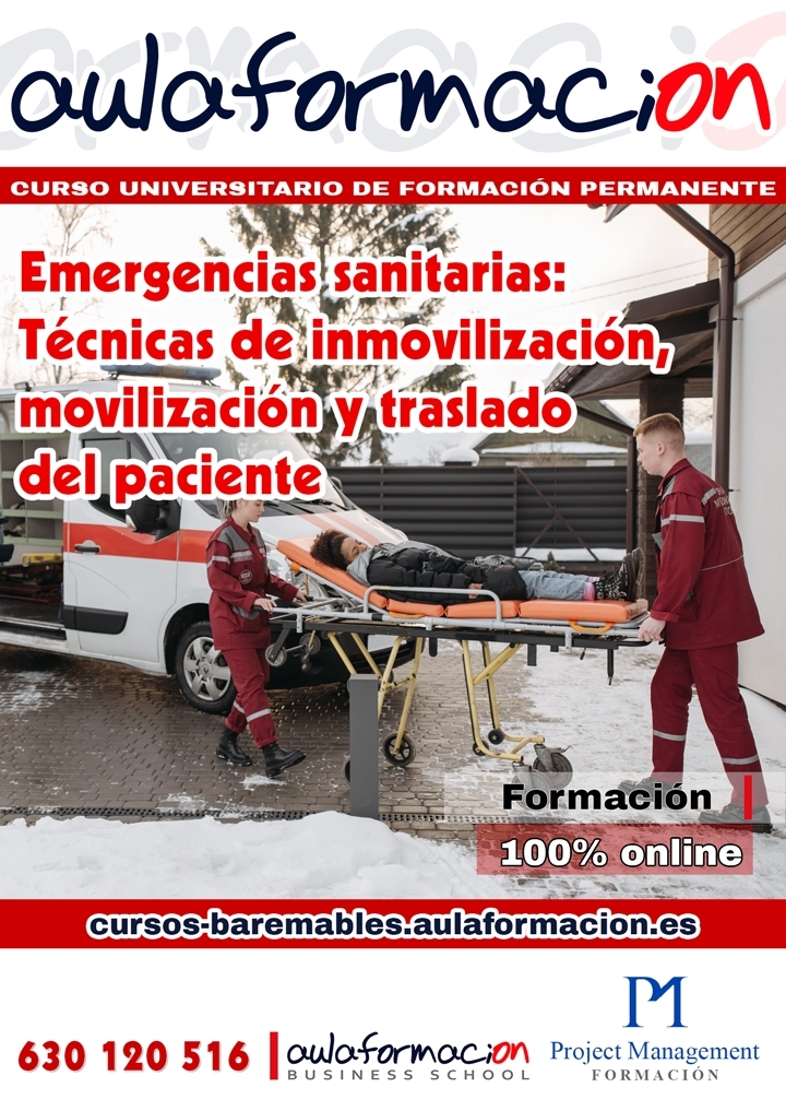 Curso de Técnico en Emergencias Sanitarias 100% online