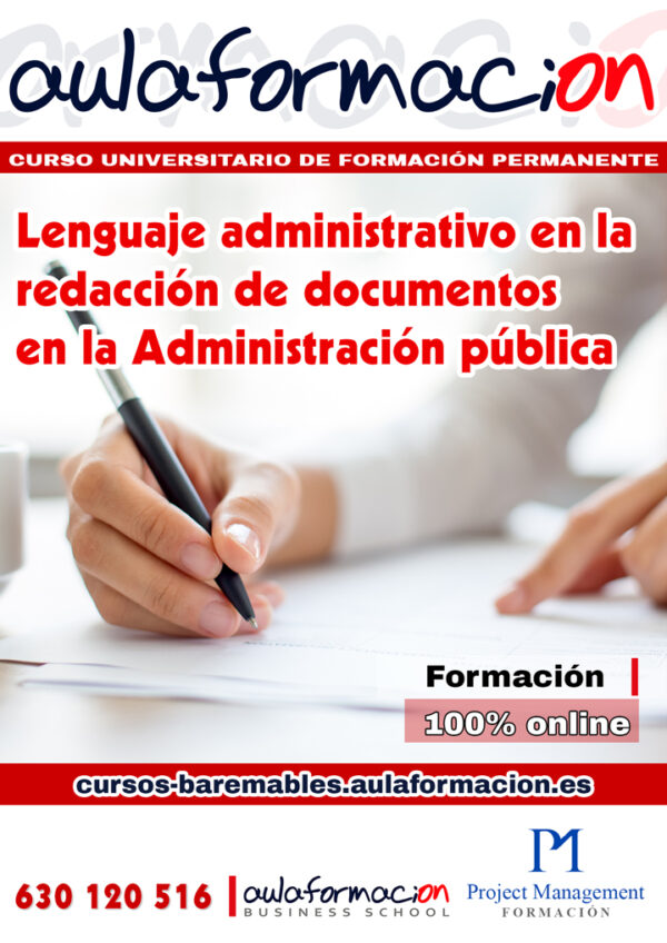 curso-universitario-lenguaje-administrativo-redaccion-de-documentos-administracion-publica
