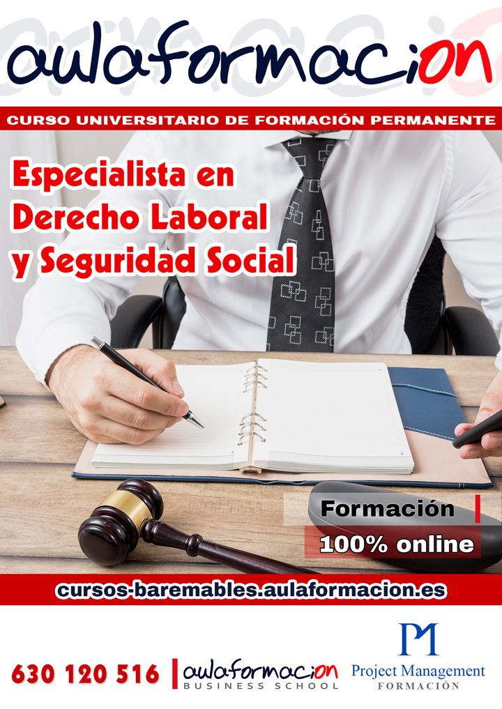 Curso jurídico de especialista en Derecho Laboral y Seguridad Social