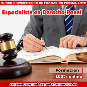 Curso jurídico de Especialista en Derecho Penal