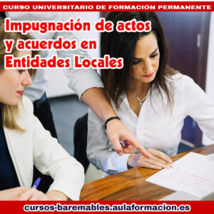 Impugnación de actos y acuerdos en Entidades locales