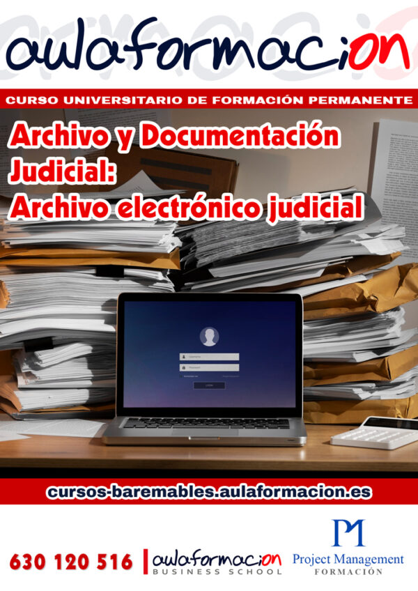 curso archivo electrónico judicial