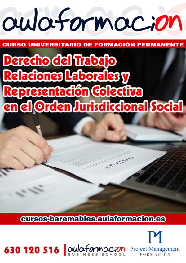 Derecho del Trabajo - 600 horas | AULAFORMACION