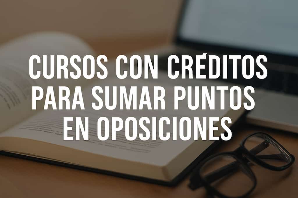 Cursos con Créditos para Oposiciones | Suma Puntos con Aulaformación