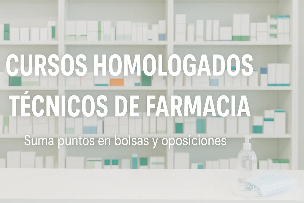 Cursos Técnico de Farmacia Homologados y Baremables | Aulaformacion