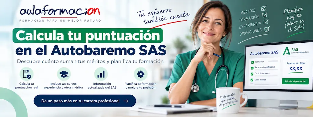 Autobaremo SAS 2026: cuántos puntos da la formación en la Bolsa Única, categoría por categoría