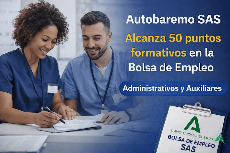 Autobaremo SAS: cómo obtener 50 puntos en formación continuada- AULAFORMACION
