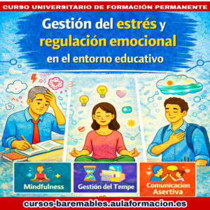 curso homologado en Gestión del estrés y regulación emocional en el entorno educativo