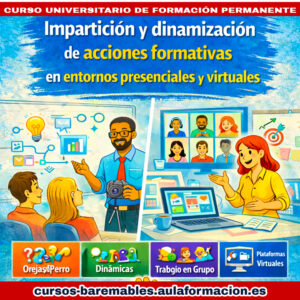 curso homologado en impartición y dinamización de acciones formativas