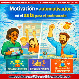 curso homologado en Motivación y automotivación en el aula para el profesorado