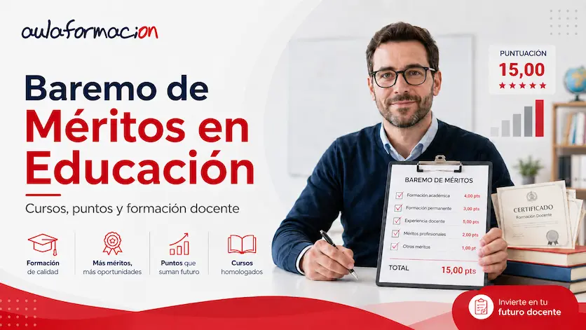 Baremo de méritos en educación: cursos, puntos y formación docente