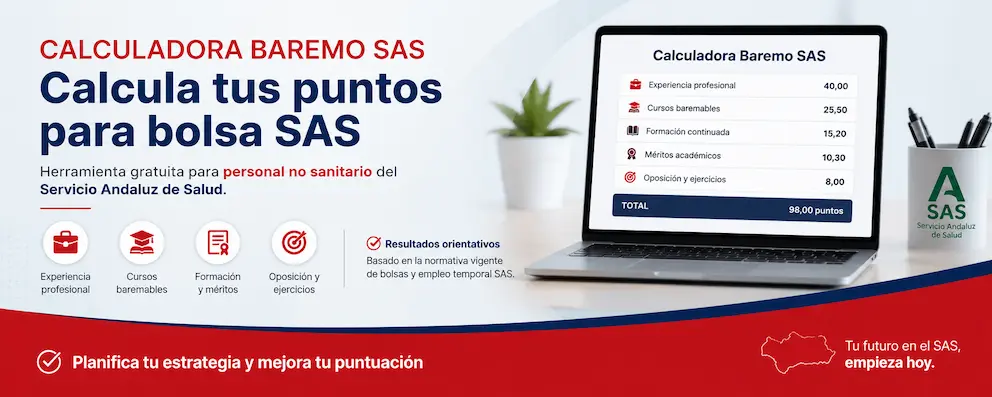 Calculadora Baremo SAS para Oposiciones
