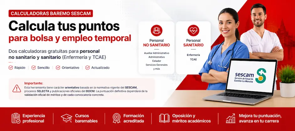 calculadora baremo SESCAM
