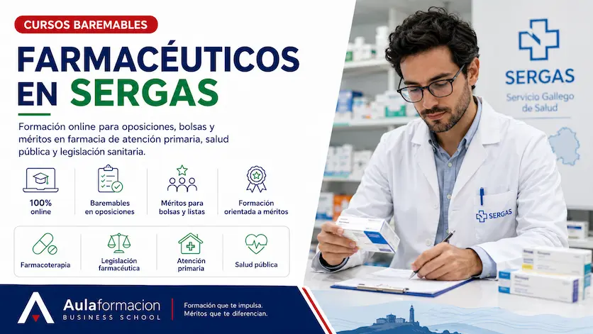 Cursos baremables farmacéuticos SERGAS
