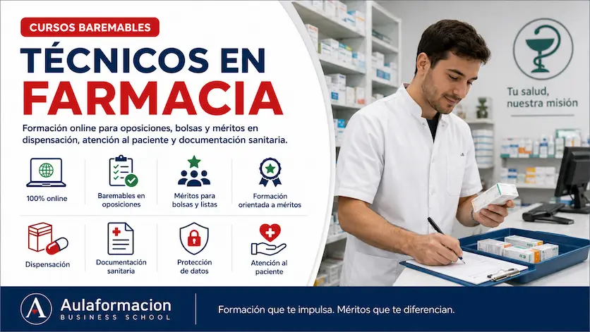 Cursos baremables técnico farmacia