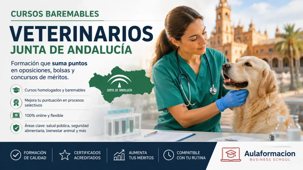 Cursos baremables veterinarios Junta de Andalucía