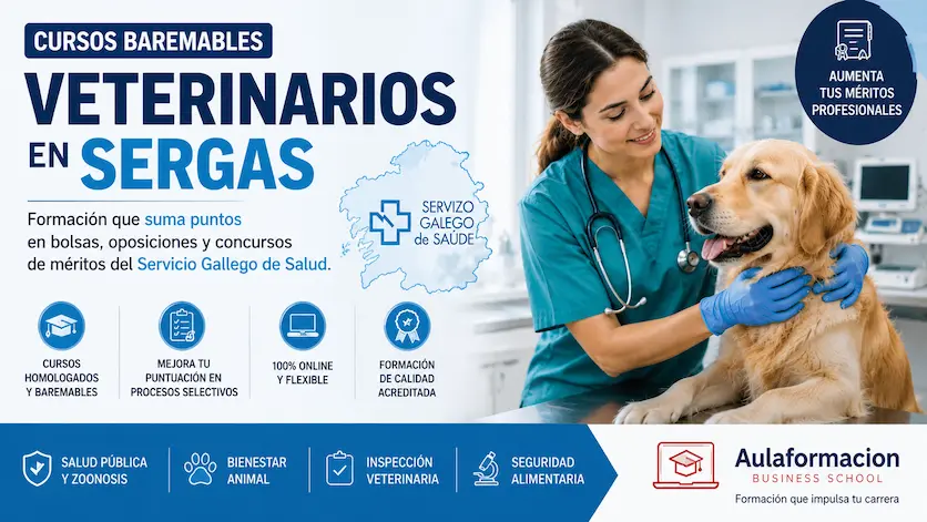 Cursos baremables veterinarios SERGAS