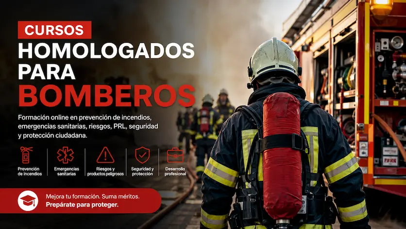 Cursos homologados para Bomberos y emergencias