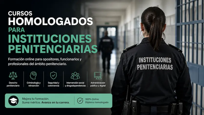 Cursos homologados para Instituciones Penitenciarias