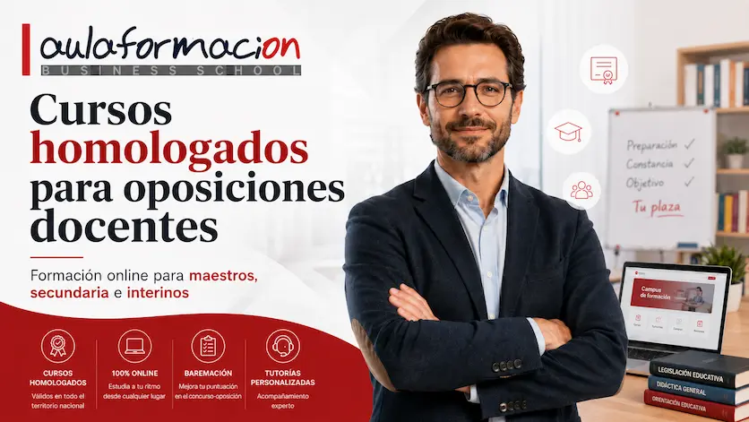 Cursos homologados y baremables para oposiciones docentes