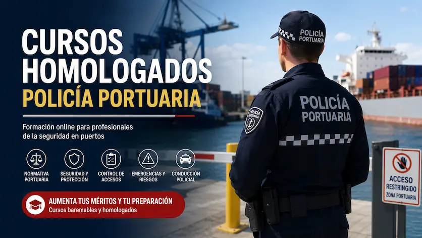 Cursos homologados para Policía Portuaria y seguridad portuaria