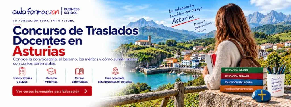oncurso de Traslados Docentes Asturias: baremo y cursos