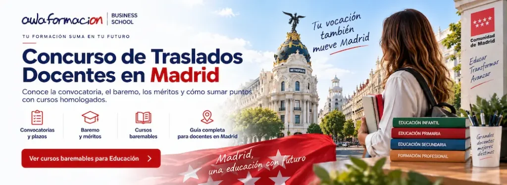 concurso traslados docentes Madrid