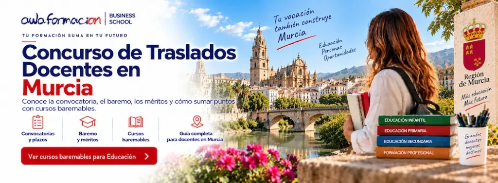 Concurso de Traslados Docentes Murcia: baremo y cursos