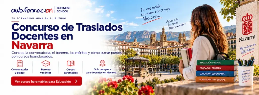 Concurso de Traslados Docentes Navarra: baremo y cursos