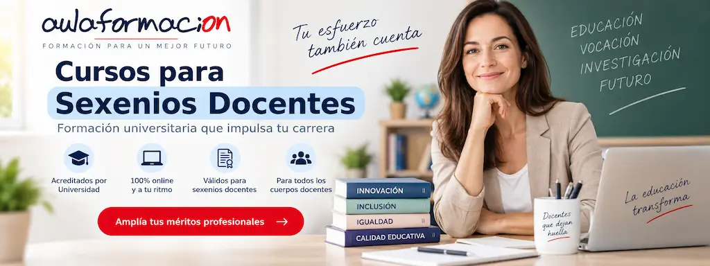 Cursos para sexenios docentes