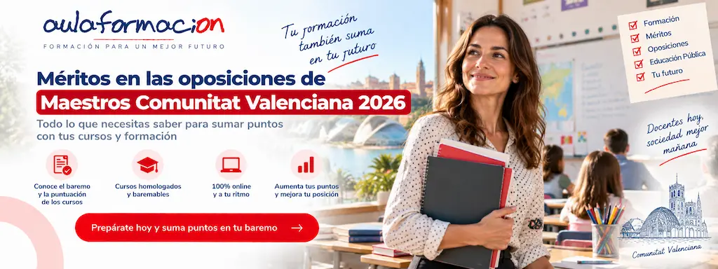 Méritos oposiciones maestros Comunitat Valenciana 2026