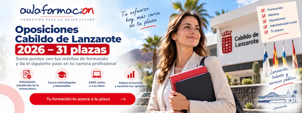 Oposiciones Cabildo de Lanzarote 2026