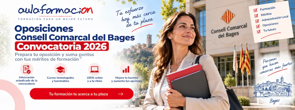 Oposiciones Consell Comarcal del Bages 2026