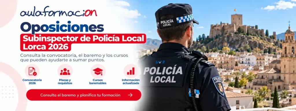 subinspector policía local lorca