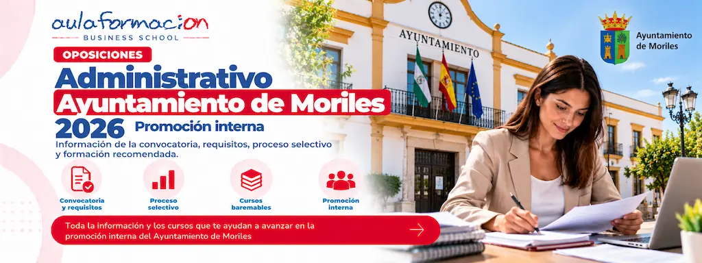 Administrativo Moriles promoción interna: cursos hasta 8