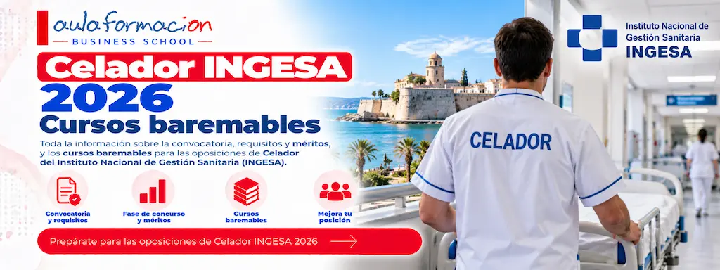 Oposiciones celador INGESA 2026: 41 plazas y baremo