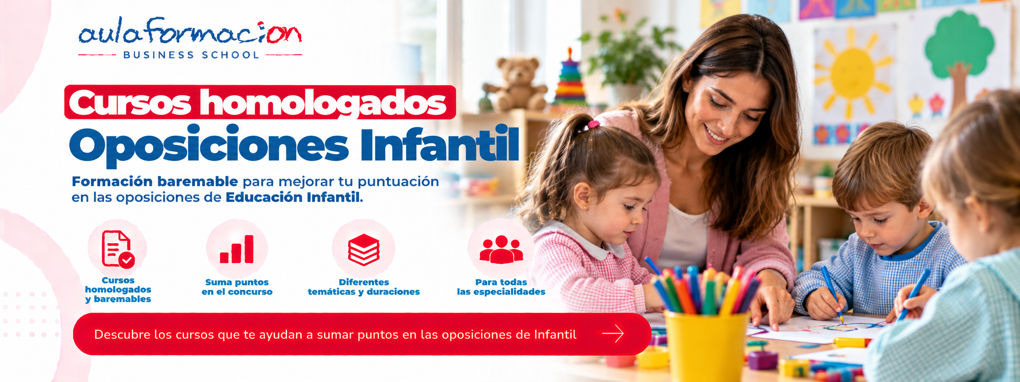 cursos homologados oposiciones infantil