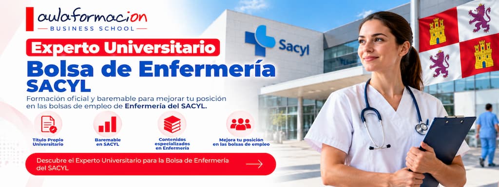 Experto universitario en la bolsa de Enfermería de SACYL