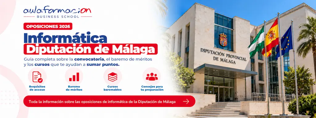 Oposiciones Diputación de Málaga informática: 10 plazas