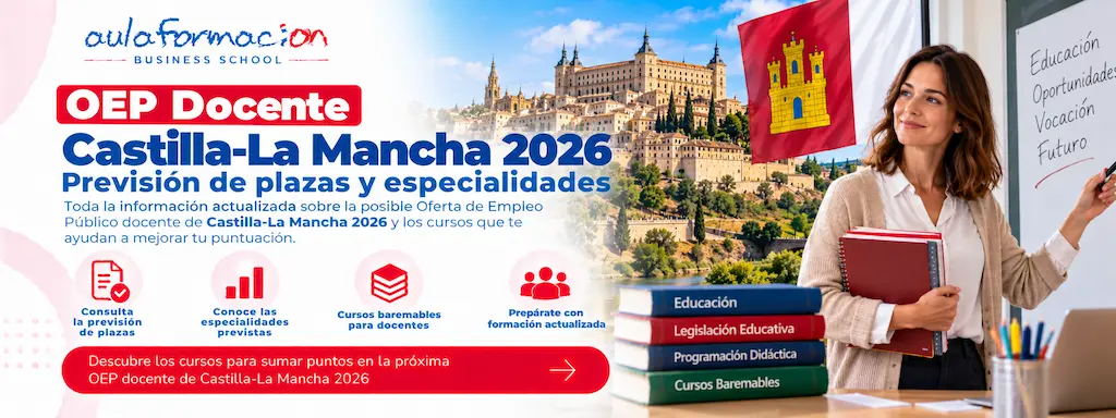OEP docente Castilla-La Mancha 2026: previsión para 2027