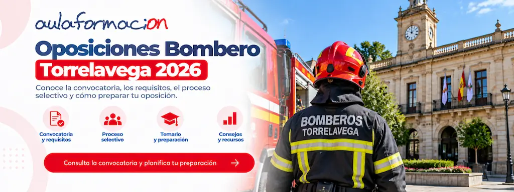 Oposiciones bombero Torrelavega 2026: cursos y puntos