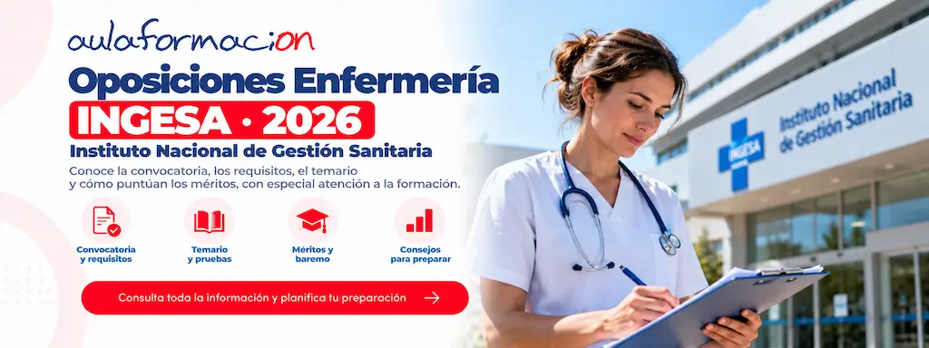 Oposiciones enfermería INGESA 2026: 98 plazas y baremo