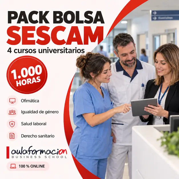 pack bolsa SESCAM 1000 horas