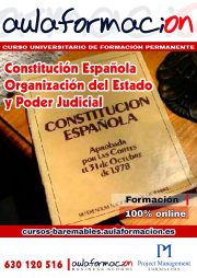 constitucion-espanola-organizacion-del-estado-poder-judicial- cursos homologados para oposiciones