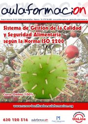 Sistema de gestión de la calidad y seguridad alimentaria según la Norma ISO 22000