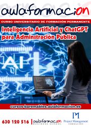 Inteligencia Artificial y ChatGPT para Administración Pública - AULAFORMACION