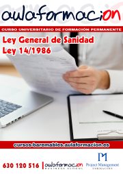 curso-universitario-ley-general-sanidad-14-1986 curso ley general de sanidad - cursos baremables sescam-sas - sespa
