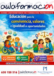 Curso homologado en Educación emocional y para la igualdad